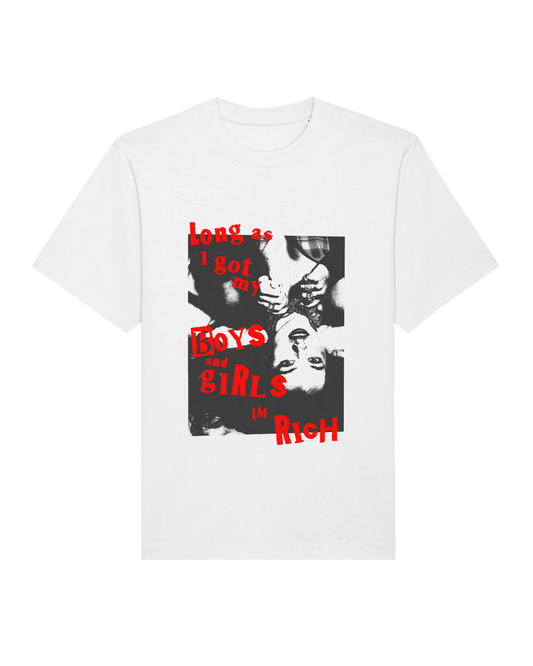 Rich White Tee